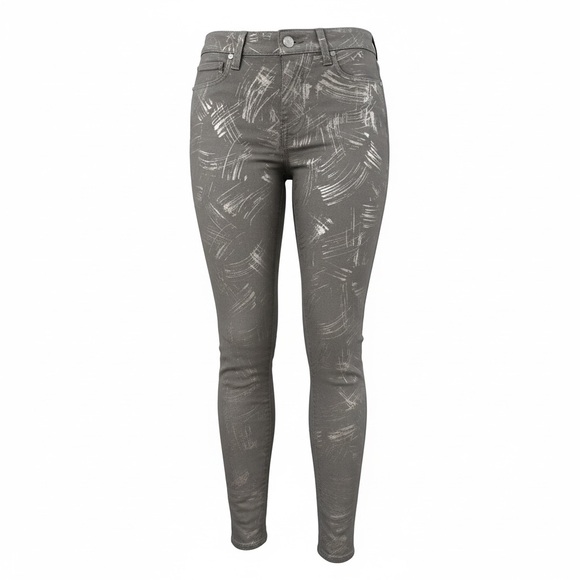 PAIGE Denim - PAIGE Verdugo Ultra Skinny Gray patterned Jeans